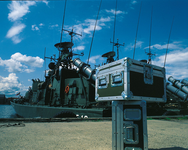 One of our first Flightcases form 1986 made for the Danish Armed Forces