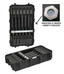 Explorer case 10840 - Black - w/insert for 6+6 rifles - Trolley - 2 wheels