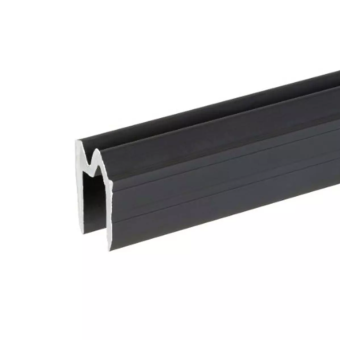 Black Aluminium Hybrid Lid Location for 9,5 mm Material, 1.900 mm