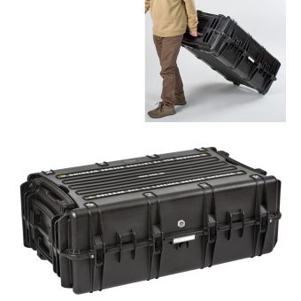 Explorer case 10840 - Black - w/insert for 6+6 rifles - Trolley - 2 wheels