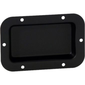 Dish black unpunched, Black