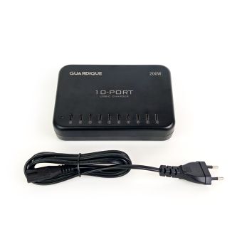 10 Port USB C charger