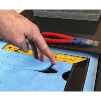 Näytepala Monkerrospehmuste - Multilayer Foam